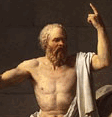 Detail from David's Death of Socrates