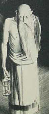 Diogenes, lantern in hand